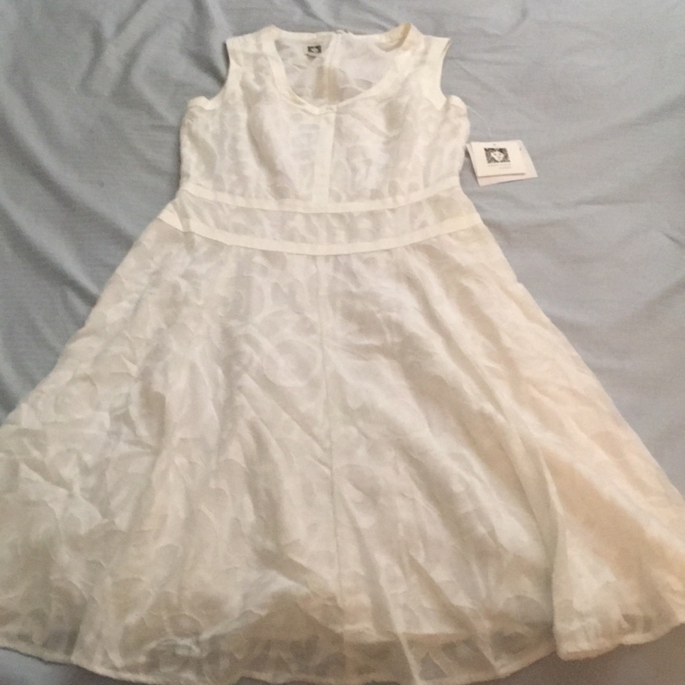 Brand new cream color dress from Anne Klein.